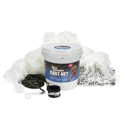Fitec Ultra Spreader Cast Net Clear 017341105103