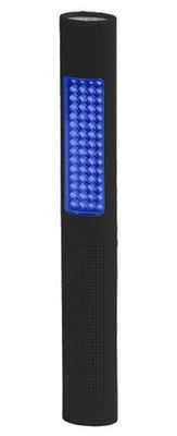 Nightstick Safety Light/LED Flashlight,Blue Flood,150 Lumens,Black NSP-1164 NSP1164
