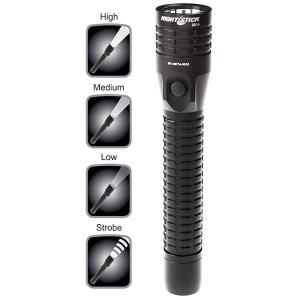 Nightstick Duty Size Multi Function Metal LED Flashlight,Rechargeable,AC/DC Adapter,650 Lumens,Black NSR-9614XL NSR9614XL