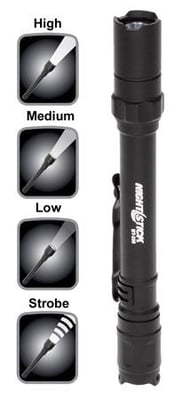 Nightstick MT200 MT 200 Mini Tac Pro 100/60/30 Lumens AAA (2) Black 017398804059