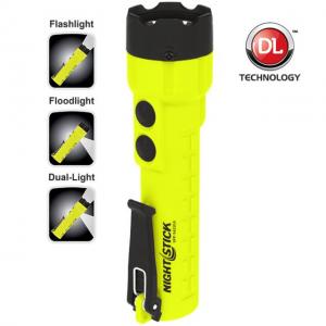 Nightstick X-Series Intrinsically Safe Dual-Light Flashlight, Green / Black, XPP-5422GX XPP5422GX