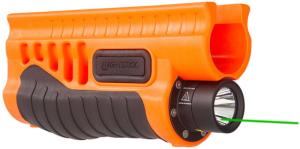 Nightstick Shotgun Forend LED Light For Remington 870/Tac-14 w/ Green Laser, Less-Lethal Orange, SFL-14GL SFL14GL