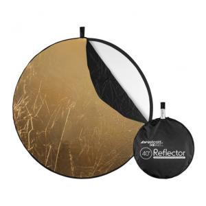 Westcott Collapsible 5-in-1 Reflector Kit with Gold Surface (40 Inches) 017967003012