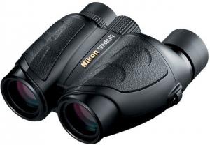 Nikon Compact Travelite 10x25 Porro Prism Rubber Armored Binoculars, Matte 7278