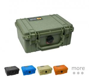 Pelican 1150 Small Protector Case, Crushproof 8.49x5.99x3.75in Dry Box w/No Foam, Black, 1150-001-110 1150001110