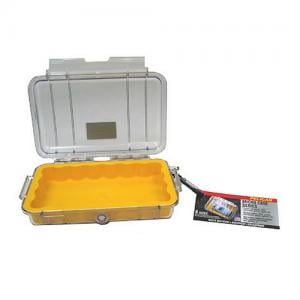 Pelican Micro Case Clear Top Yellow 019428083342