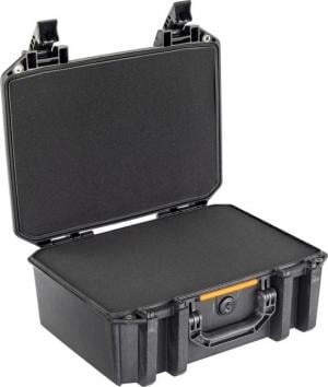 Pelican VAULT V300 Case, Large Pistol, 16x11x6.5 inch Internal, 17.54x14.21x7.16 inch External Dimension, Black, VCV300-0000-BLK VCV3000000BLK