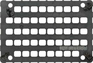 Pelican 1500 Molle Panel, Black, 015000-5200-110