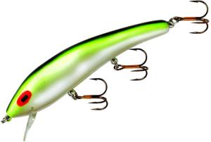 Cotton Cordell Ripplin' Red Fin, Chartreuse, 4 1/2in, 3/8oz, C8548 C8548