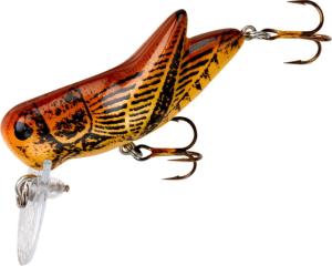 Rebel Lures Rebel Big Hopper, Brown Cricket, 1 3/4in, 1/4oz, F73M95
