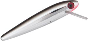Rebel Lures Rebel Value Minnow Lure, Floating, Silver/Black, 3 1/2in, 5/16oz, F1001V