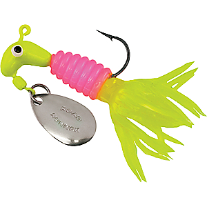 Road Runner Crappie Thunder 2" Soft Baits 2-Pack White, 1/8 Oz B2-1803-009