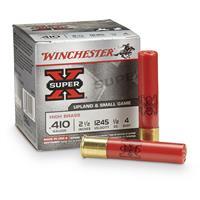 Winchester Super-X High Brass Game Loads, .410 Gauge, 2 1/2&amp;quot;, 1/2 oz., 25 Rounds X416