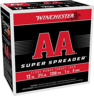 WWINCHESTER 12 GAÂ  2-3/4IN #8 AA SPREADERÂ  1 OZ AASL128