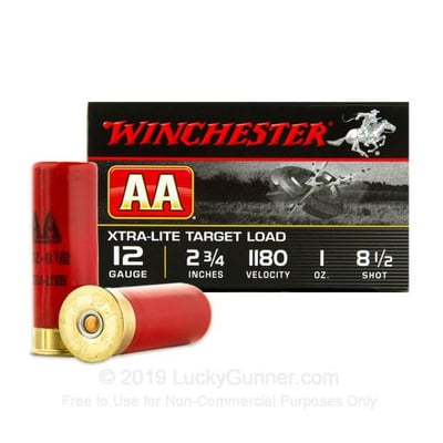 12 Gauge - 2-3/4" 1 oz. #8.5 Shot - Winchester AA - 25 Rounds AAL1285