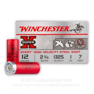 WE12GT7 - 12 Gauge - 2-3/4 1 oz. #7 Steel Shot - Winchester Xpert - 25  Rounds 020892018983