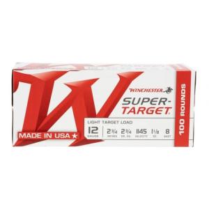 WINCHESTER TARGET 12GA 2.75" 1-1/8OZ #8 1145FPS 200RD CASE 