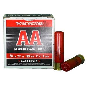 Winchester AA Sporting Clays VP 28 Gauge 7.5 Shot 3/4 Ounce 500 Rounds 