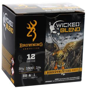Browning Wicked Blend 12 Gauge Ammo 3 1/2 1 1/2 oz #BB Shotgun Shell B193431240