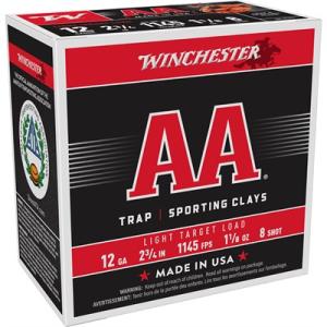 Winchester AA Super Spreader 12Gauge 2.75" 1 1/8oz 25 Per Box 