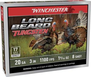 Winchester Long Beard Tungsten 20 Gauge Tungsten Alloy Ammo - 602836 