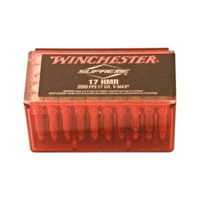 Winchester Supreme .17 HMR 50 Rd S17HMR1