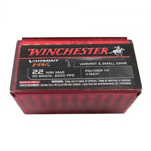 Winchester Varmint HV .22 WMR 30GR V-MAX 50Rds S22M2PT