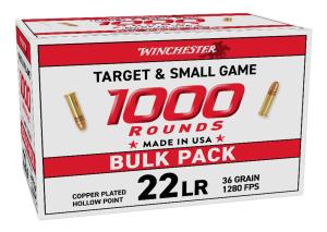 WINCHESTER 22LR 36GR HP 1280FPS 1000RD 2BX/CS 