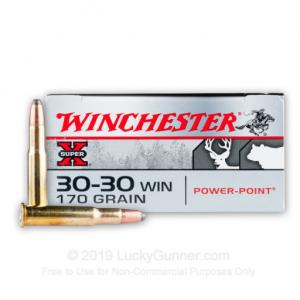 30-30 - 170 Grain PP - Winchester Super-X - 200 Rounds X30303