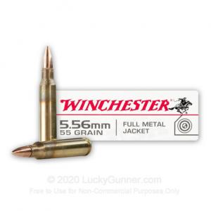 5.56mm - 55 Grain FMJ -  M193 - Winchester - 1000 Rounds Q3131