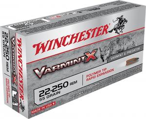 Winchester VarmintX .22-250Rem 55GR VRMT 20Rds 020892219991