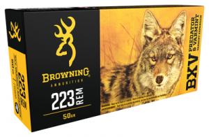 Browning BXV Predator &amp; Varmint .223Rem 50gr 20rds Polymer Tipped 020892223349