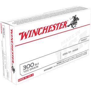 Winchester .300 Blackout Ammunition 200 Rounds FMJ 125 Grains USA300BLK