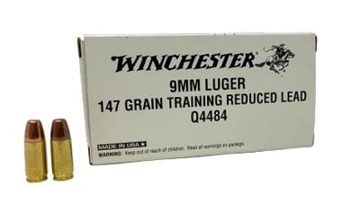 Winchester 9mm Luger 147 Grain Full Metal Jacket Reduced Lead, 500 Rounds - $159.99 + Free Shipping 