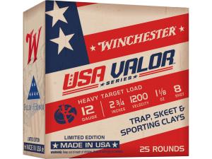 Winchester USA Valor Target Ammunition 12 Gauge 2-3/4 1-1/8 oz - 676537" 020892232075