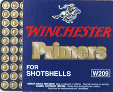 WIN PRIMERS #209 SHOTSHELL 5000 PACK - CASE LOTS ONLY W209