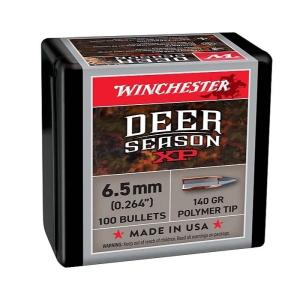 Winchester Deer Season XP 6.5mm, 264 Caliber (264 Diameter) Bullets 140 Grain Polymer Tip Box of 100 020892643253 Free Shipping with $100 