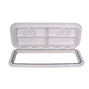 Beckson Marine 10x24 Flush Hatch Horizontal or Vertical - White, HT1024-W