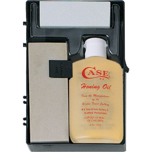 Case Knives 924 Sportsman's Honing Kit with Hinged Plastic Storage Box 021205009247