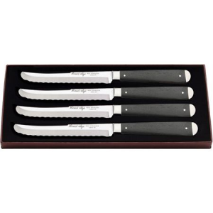 STEAK KNIFE SET SMOOTH EBONY 021205110004