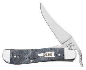 Case Gray Birdseye Smooth Maple RussLock Pocket Knife 021205110158
