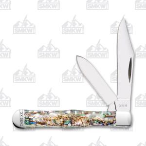 CASE KNIVES Smooth Abalone Small Swell Center Jack 8225 1/2 SS
