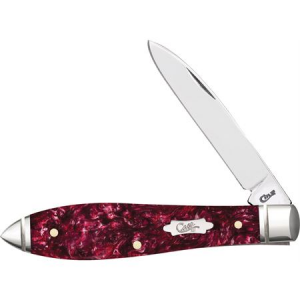 Case XX Knives 23182 Teardrop Burgundy Kirinite