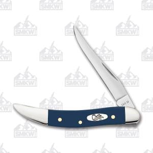 CASE KNIVES Navy Blue Synthetic - Small Texas Toothpick 021205236179