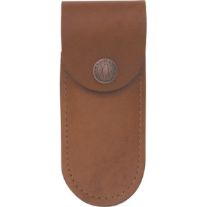 Case Knives 50003 Soft Leather Belt Sheath Fits Most Folding Knives up to 4" Closed 021205500034