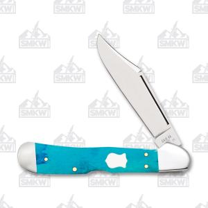 Case Caribbean Blue Smooth Bone CopperLock 021205506661