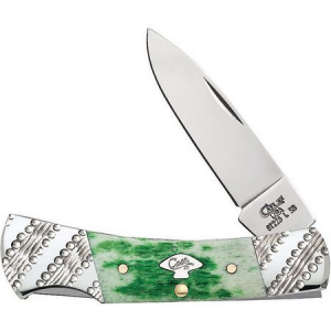 Case 53252 Lockback Emerald Bone