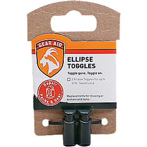Gear Aid Ellipse Cord Locks 2-Pack Black - Camping Accessories at Academy Sports 021563803006