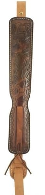 Hunter Company Custom Padded Rifle Sling, Deer Design, Chestnut Tan, 027-25 021771013563