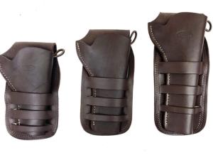 Hunter Company Western Triple Loop Holster for Single Action Revolvers, .22 Caliber, 4.625-6.5in Barrels, Left Hand, Antique Brown, 1091-41L, Antique Brown, 1091-41L